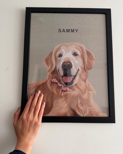 Retrato personalizado de tu mascota