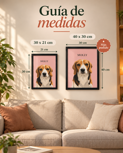 Retrato personalizado de tu mascota